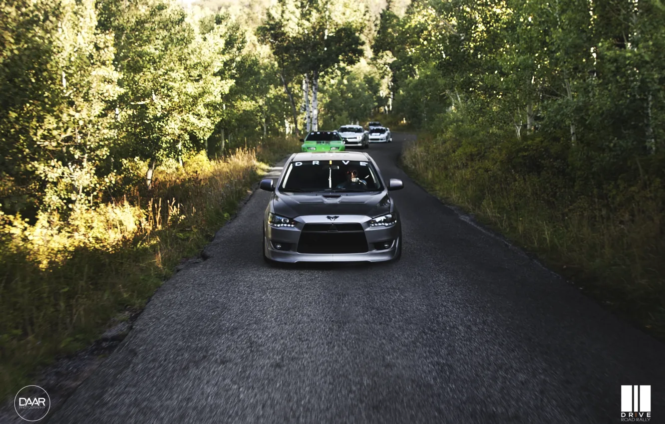 Photo wallpaper Mitsubishi, Lancer, EVO