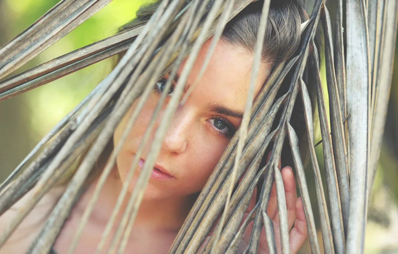 Photo wallpaper girl, face, girl, beautiful, face, Nastya, Panteleeva