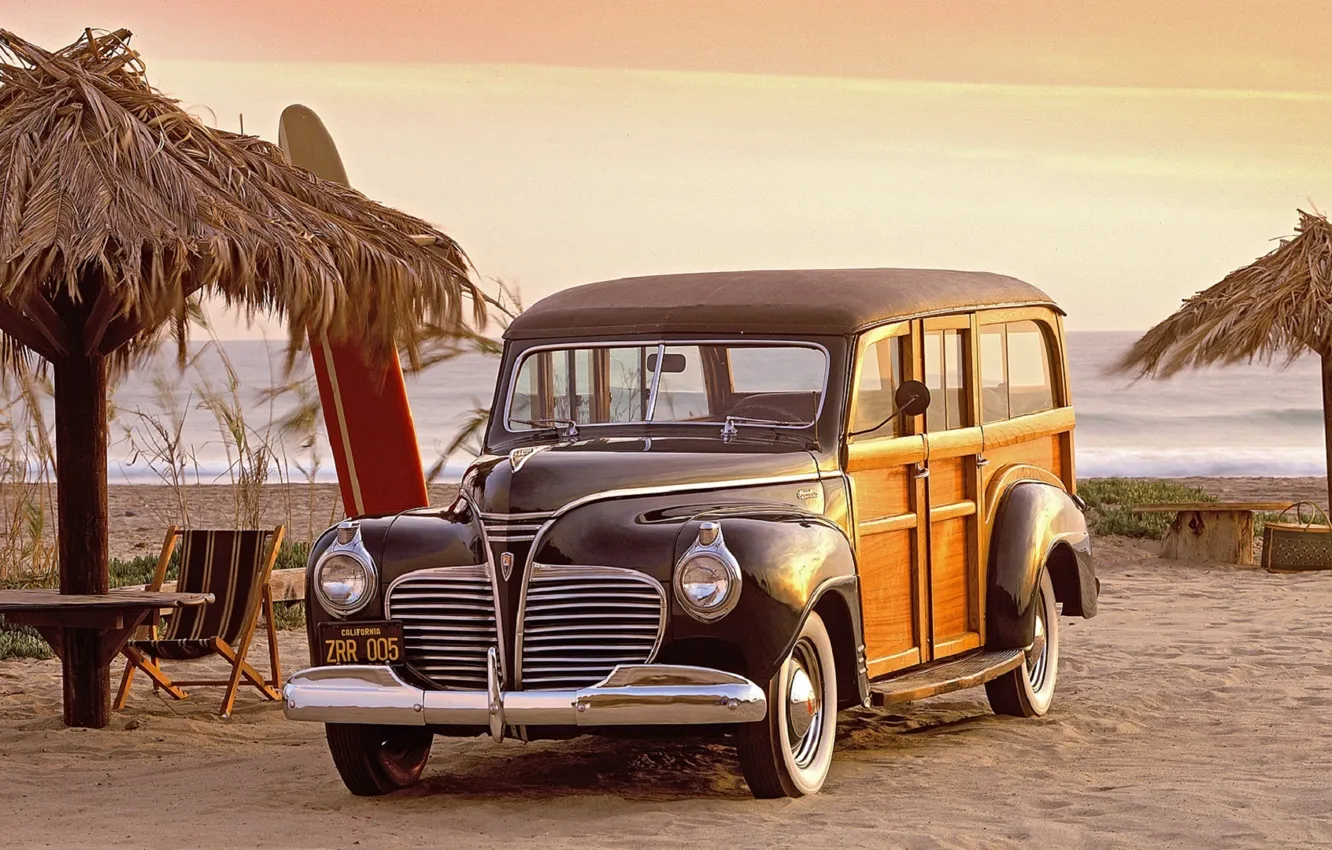 Photo wallpaper Plymouth, 1941, Woody
