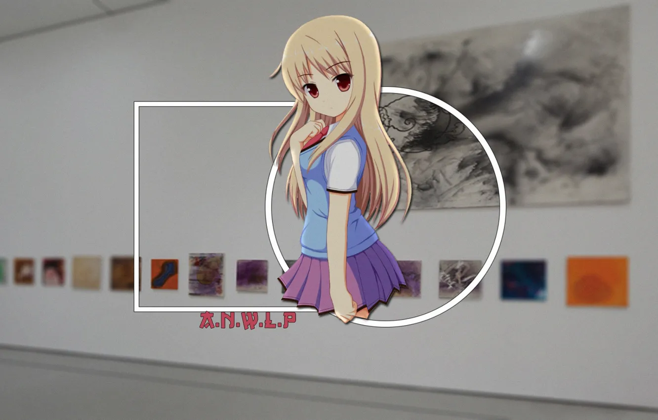 Photo wallpaper girl, anime, picture gallery, Kitty from Sakuraso, gallery of pictures, Mashiro Shiina
