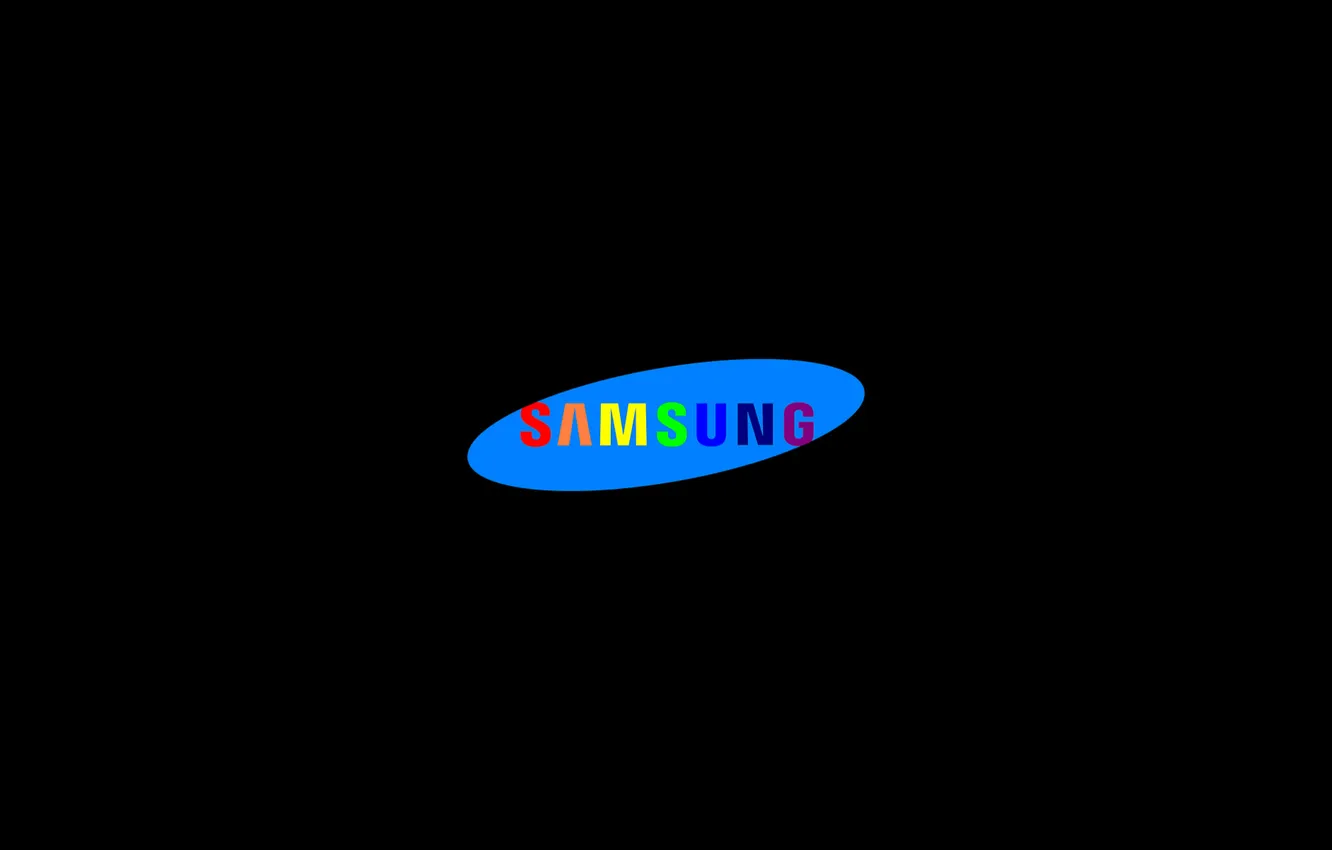 Photo wallpaper color, logo, Samsung