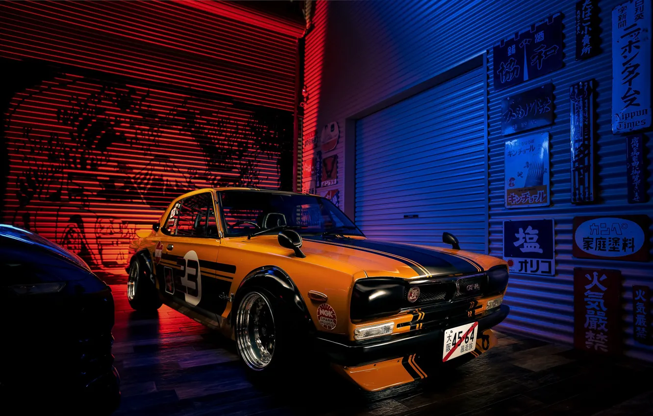 Photo wallpaper garage, China, Nissan