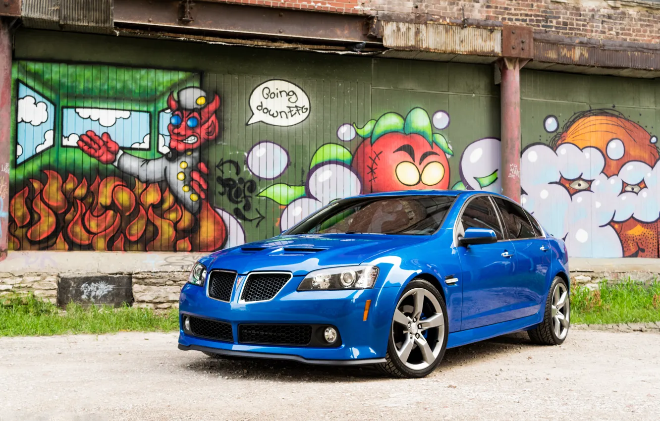 Photo wallpaper Pontiac, Graffiti