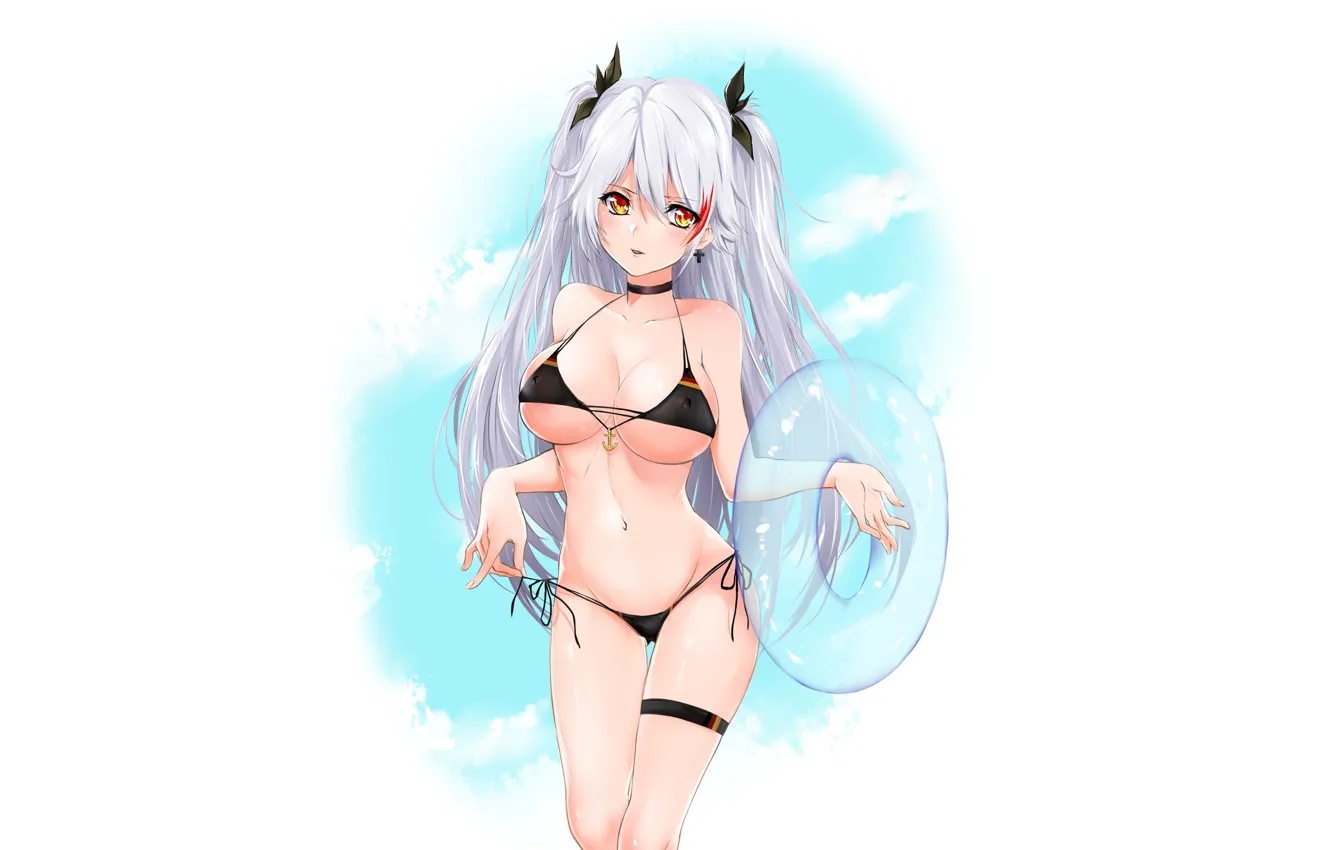 Photo wallpaper swimsuit, girl, background