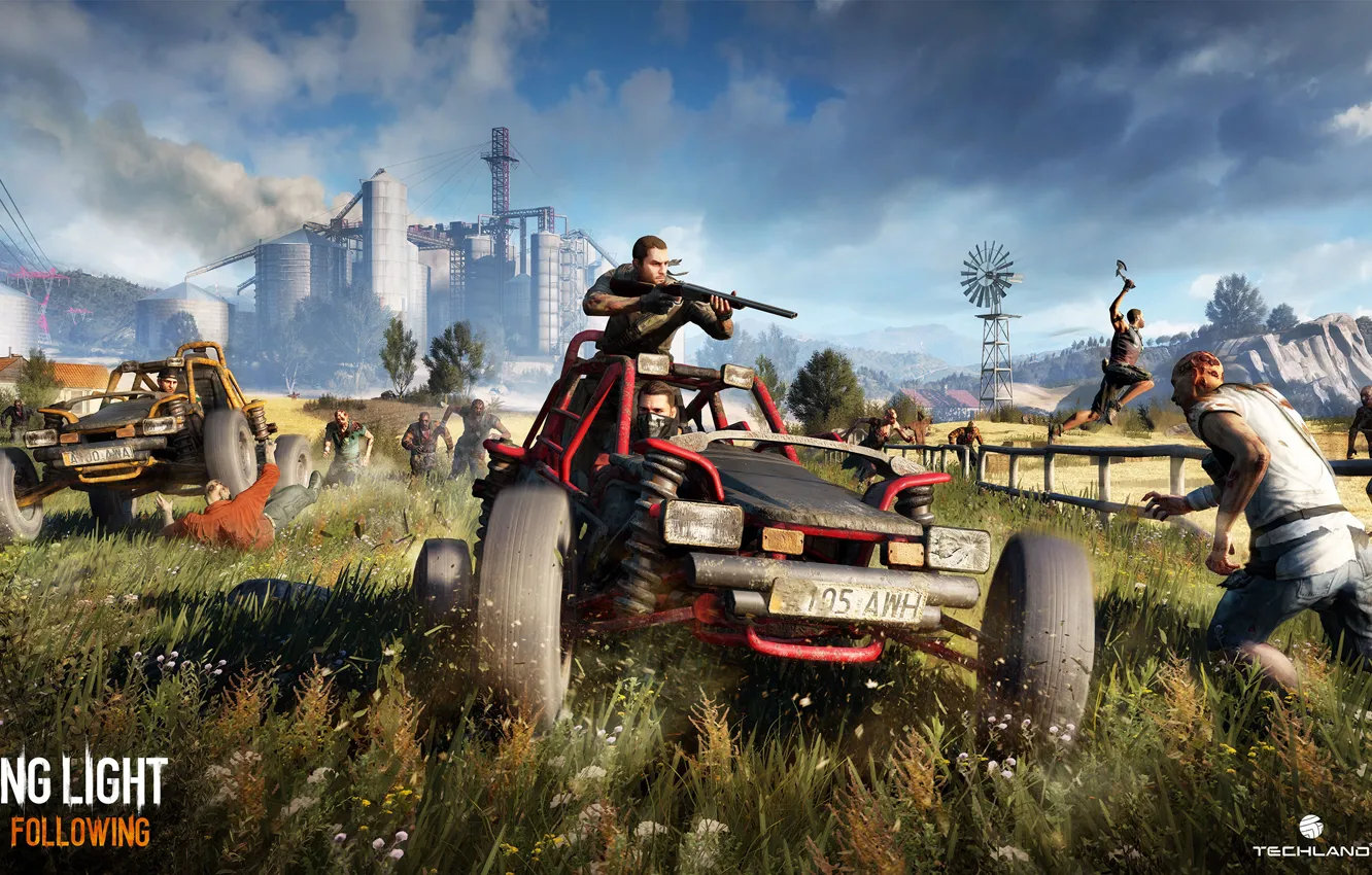 Photo wallpaper Zombie, Buggy, Dying Light, The Following, Baggie