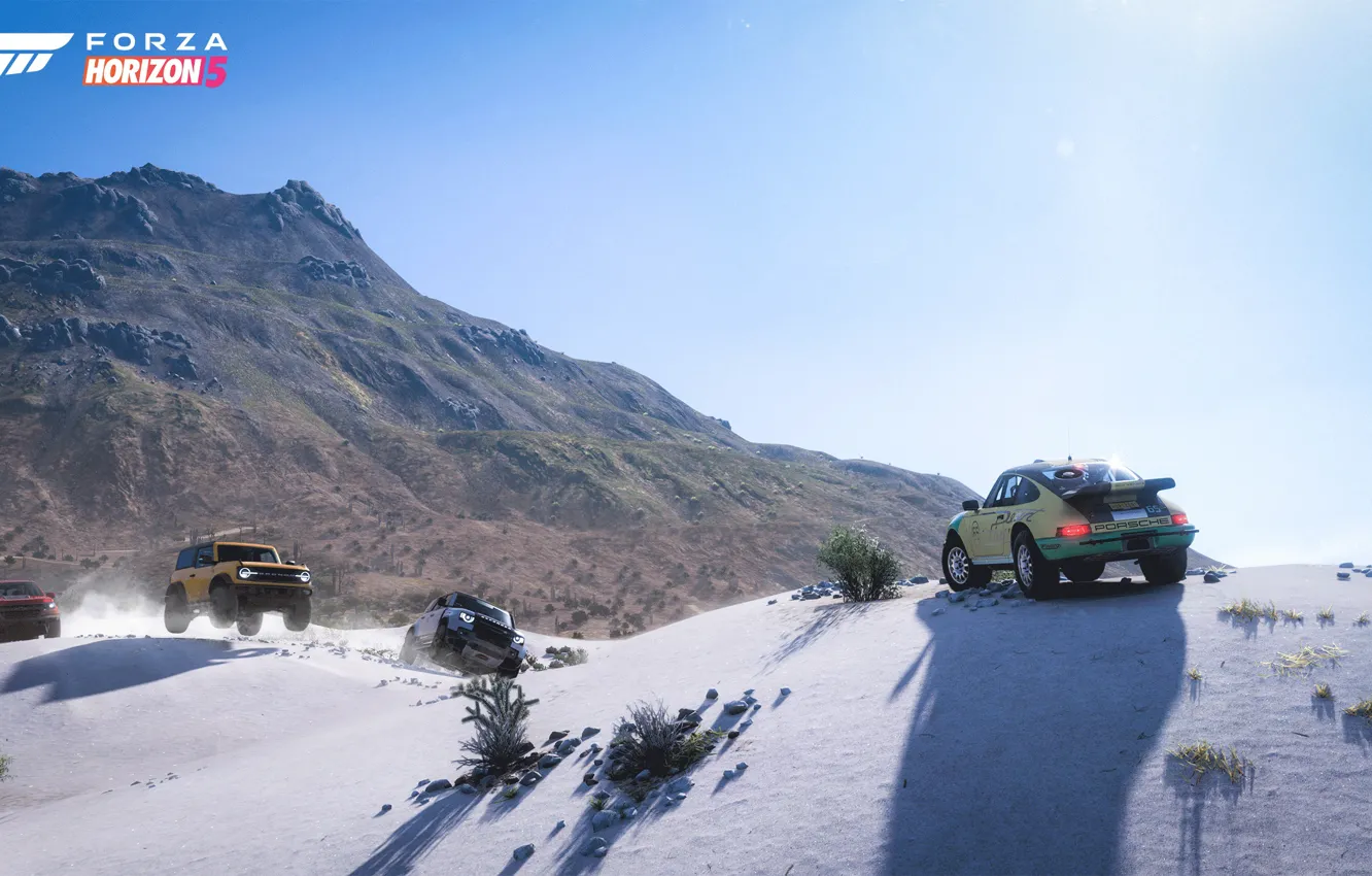 Photo wallpaper sand, Off-Road, Forza Horizon 5