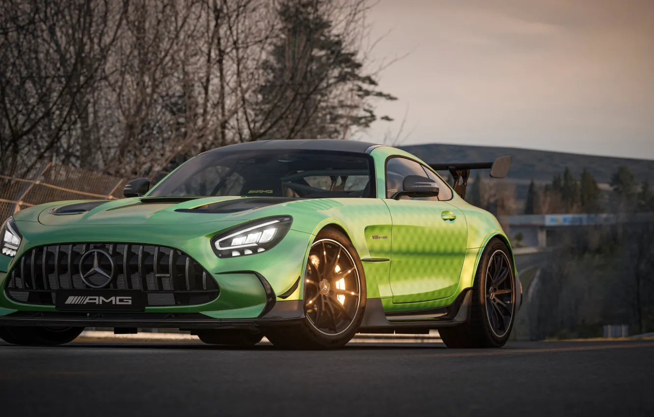 Photo wallpaper car, Nurburgring, AMG GT, Assetto Corsa, PC gaming