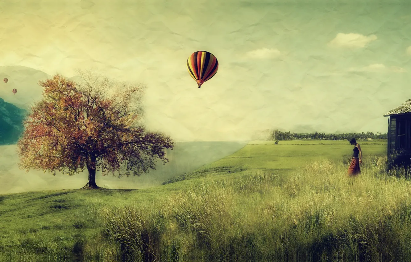 Photo wallpaper girl, style, backgrounds