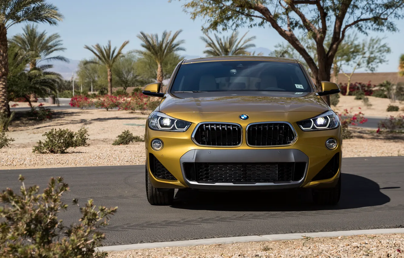 Photo wallpaper front view, crossover, 2019, BMW X2 M, Sport X, xDrive28i