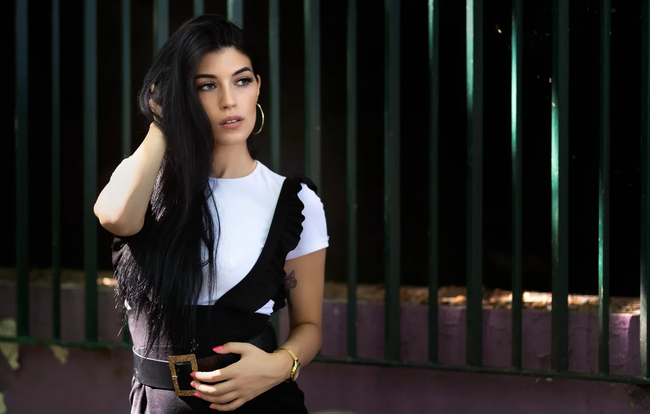 Photo wallpaper summer, girl, brunette, Martina