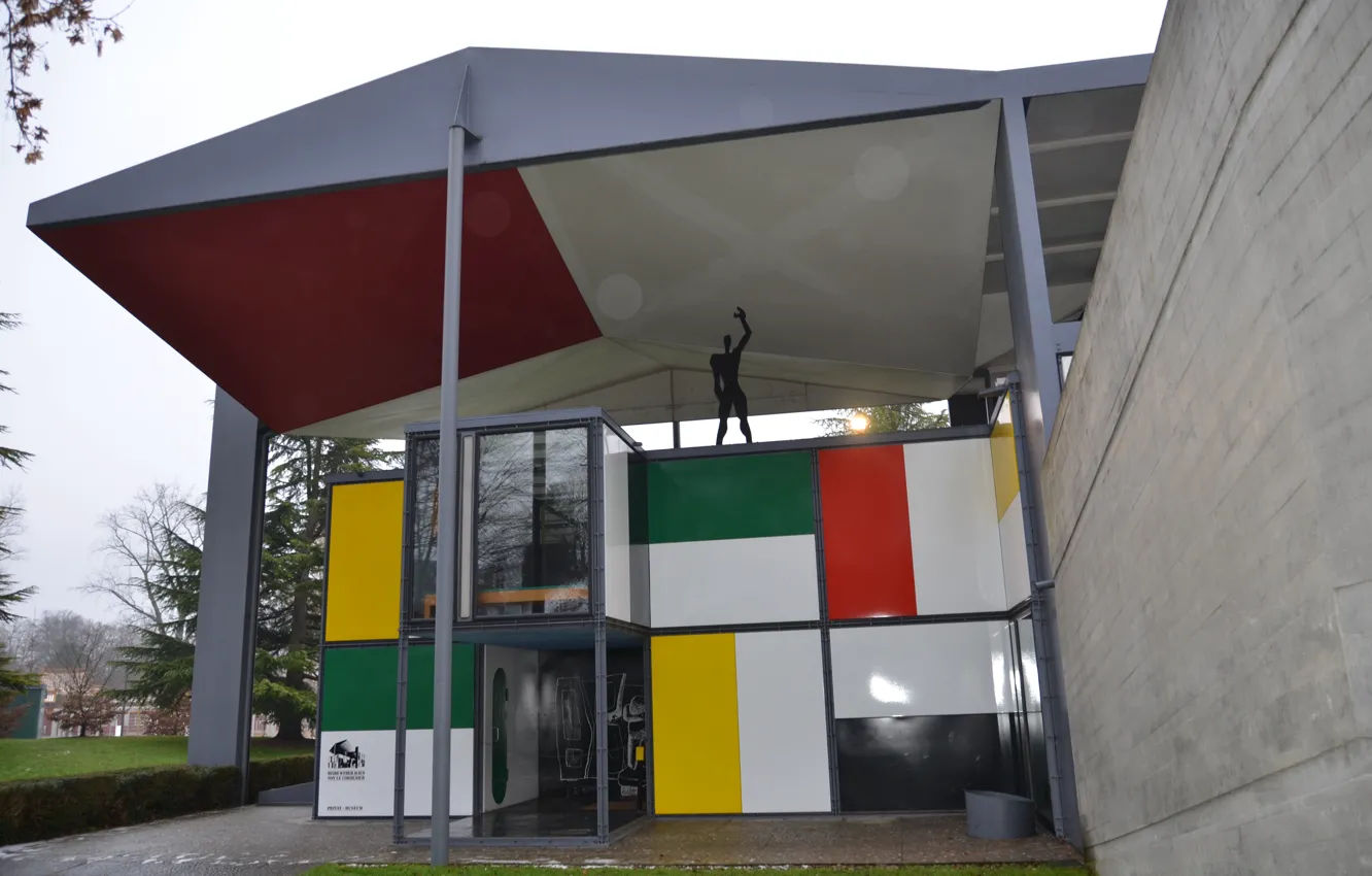 Photo wallpaper Zurich, Switzerland, Le Corbusier, Heidi Weber House