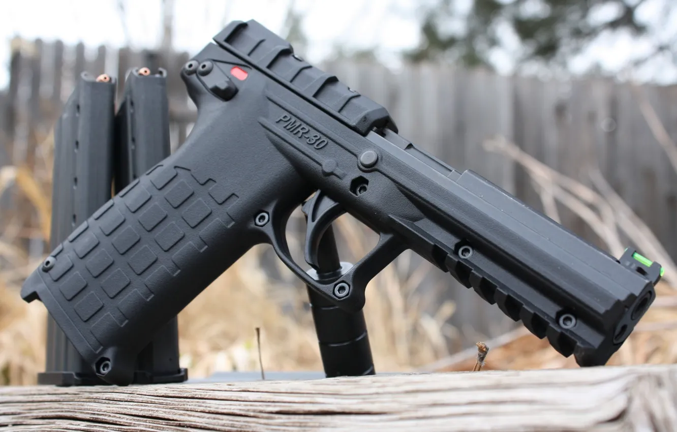 Photo wallpaper gun, clip, semi-automatic, Kel-Tec, PMR-30