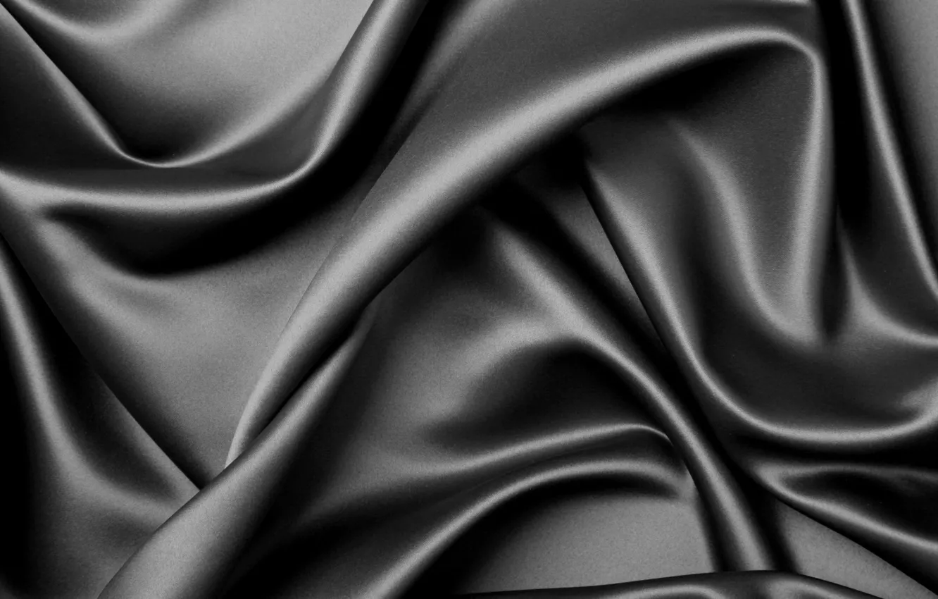 Photo wallpaper Wallpaper, black, elegant background, silk