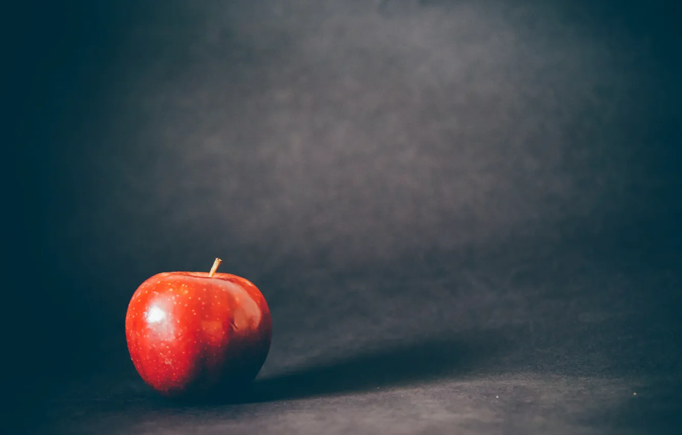 Photo wallpaper red, Apple, fruit