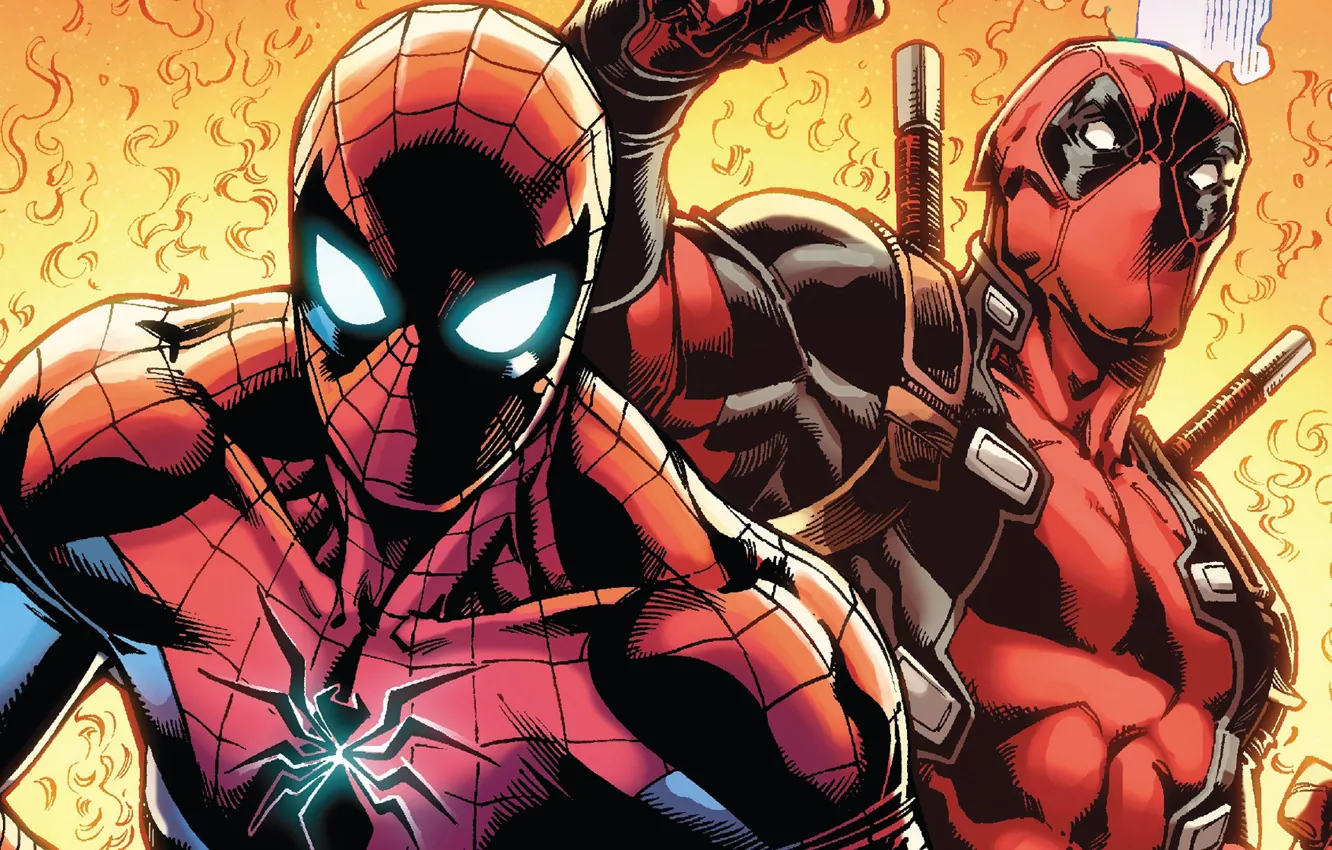 Photo wallpaper lights, sword, mask, hero, costume, fire, Heroes, Superheroes