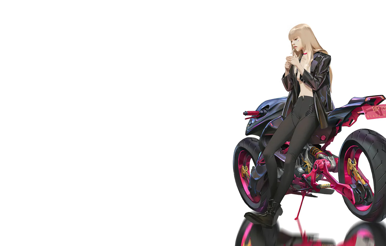 Photo wallpaper music, k-pop, biker, vocals, blackpink