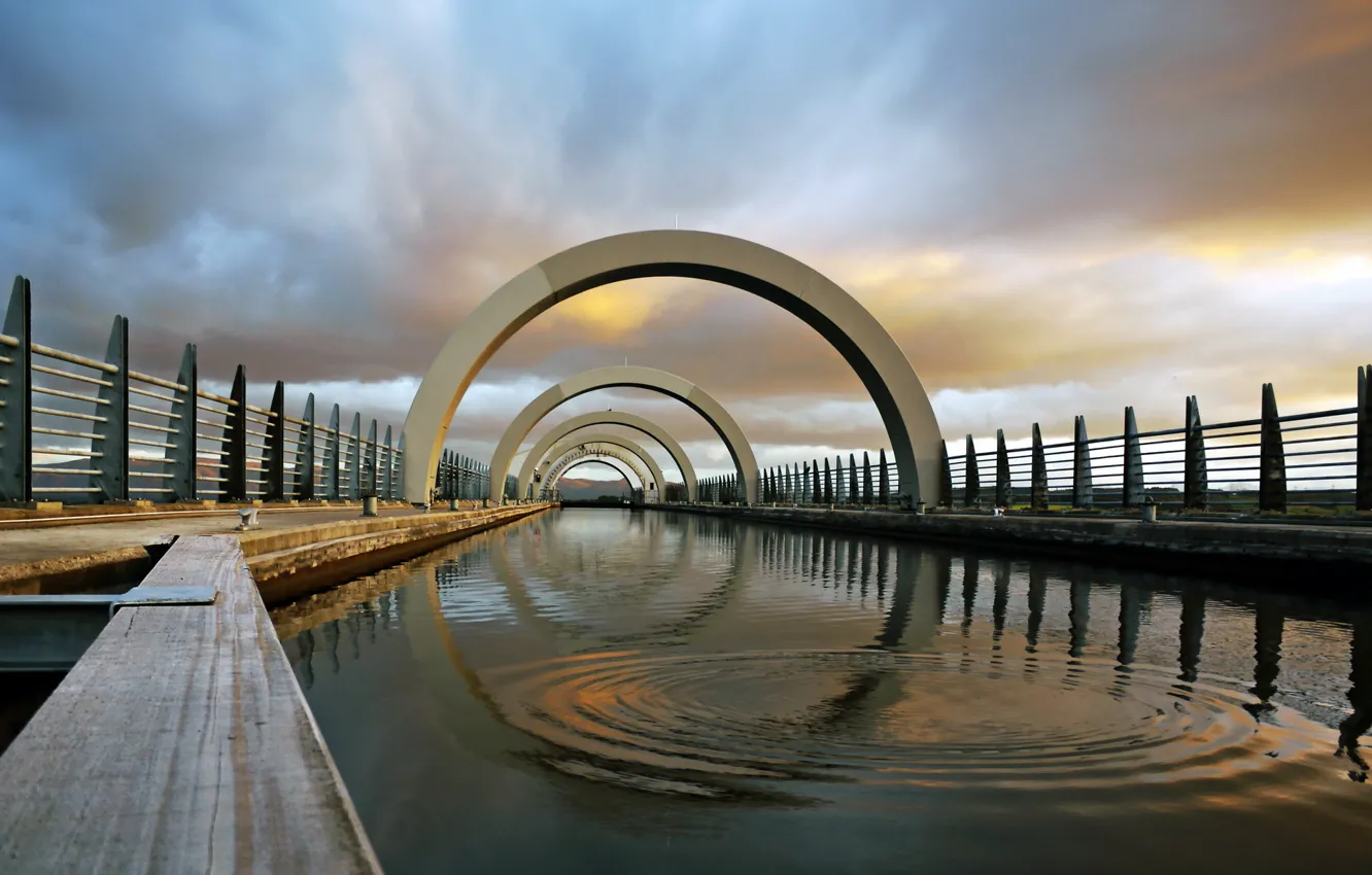 Photo wallpaper Scotland, United Kingdom, Falkirk