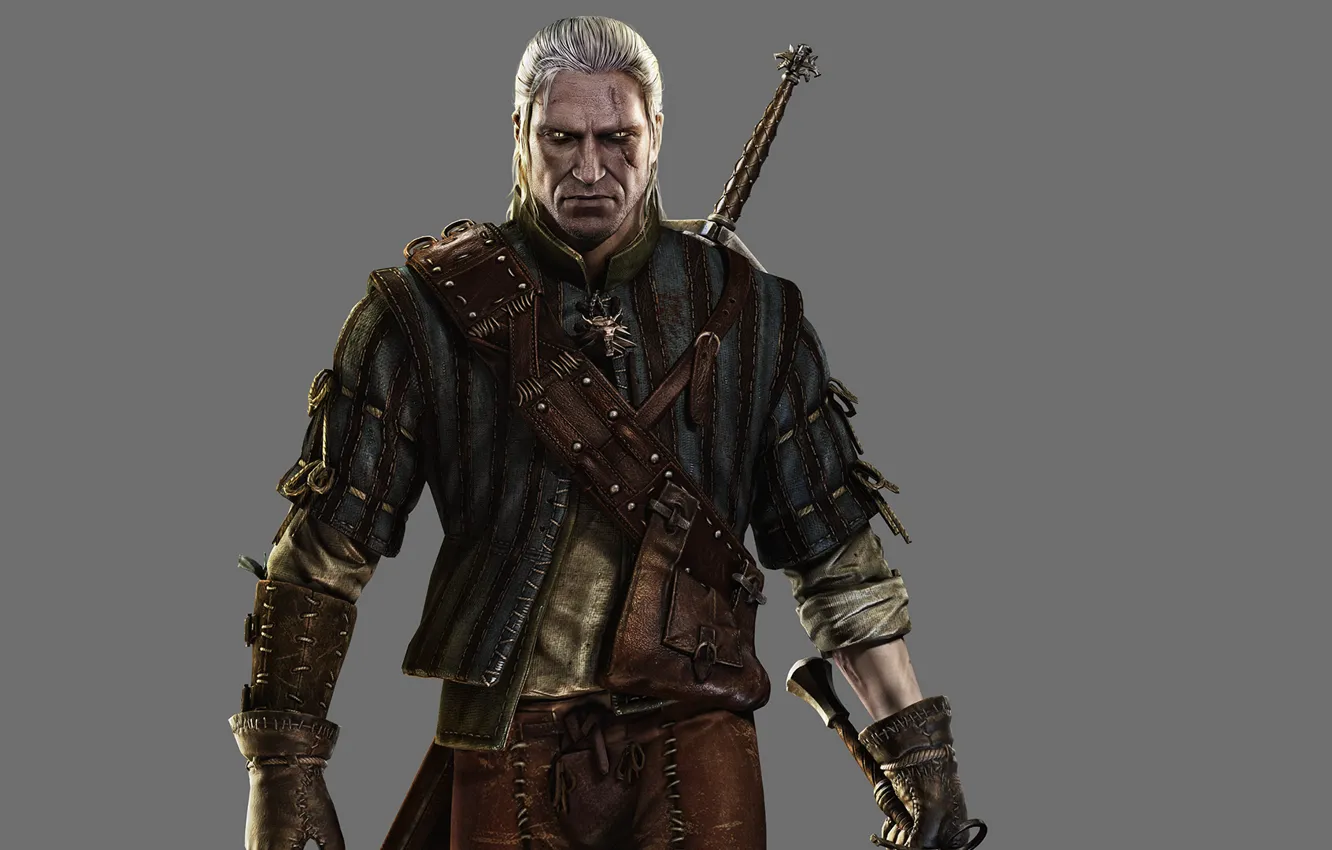 Photo wallpaper The Witcher, Herald, Eyes., Witcher 2: Assassins of Kings