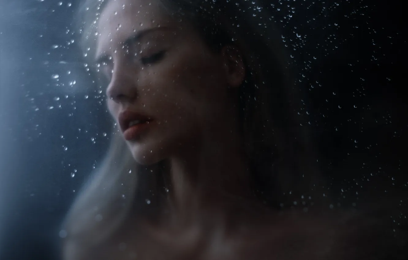 Photo wallpaper girl, model, photoshoot, Anton Montbrillant