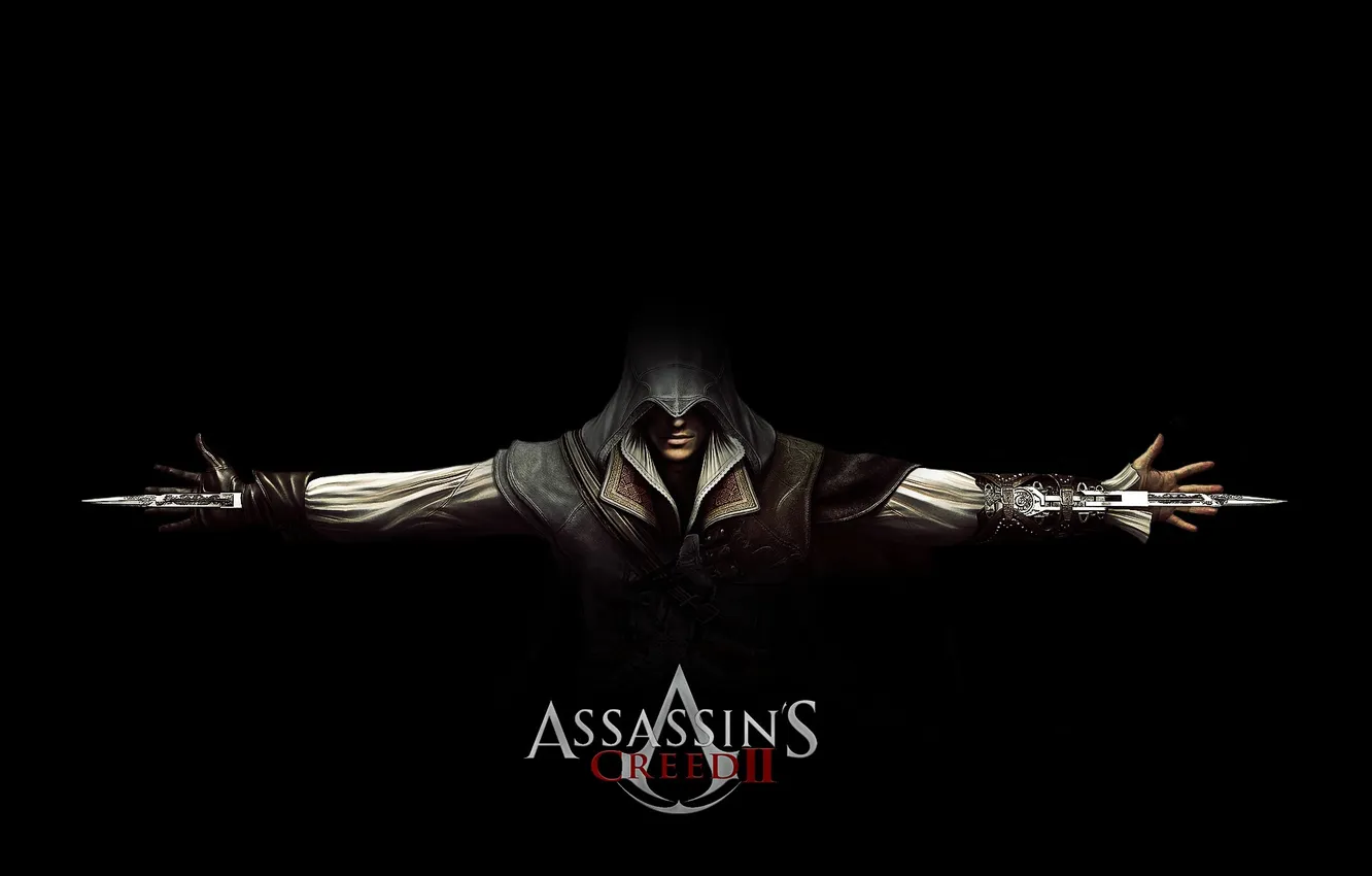 Photo wallpaper assassin, Ezio Auditore, Hidden Blade, Killer. The Hidden Blade, assassins creed II