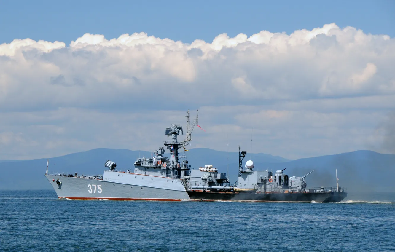 Photo wallpaper ship, anti-submarine, small, MPK-82