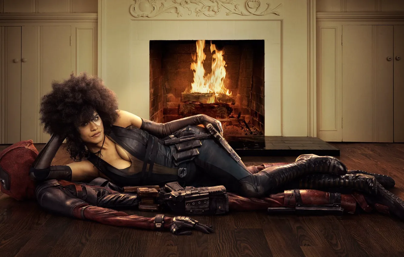 Photo wallpaper girl, actress, Deadpool, Zazie Beetz, Zaza Bitts