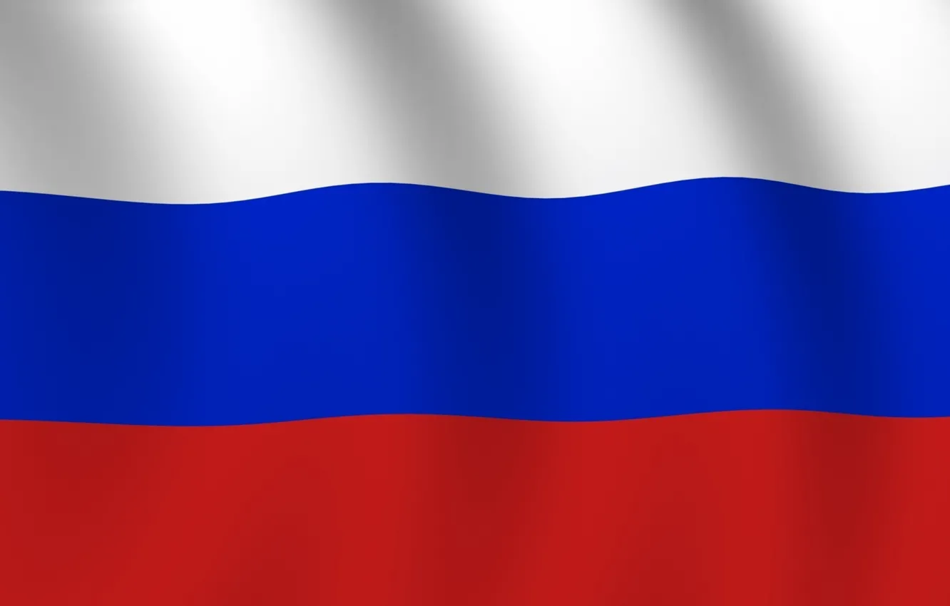 Photo wallpaper flag, Russia, tricolor