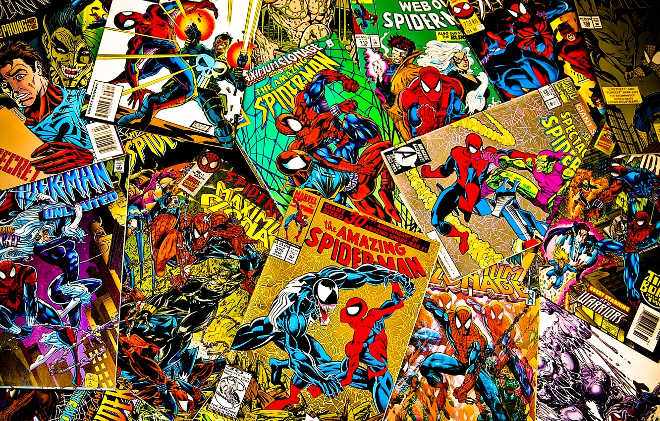 Photo wallpaper colors, Comics, disorder, covers, magazines