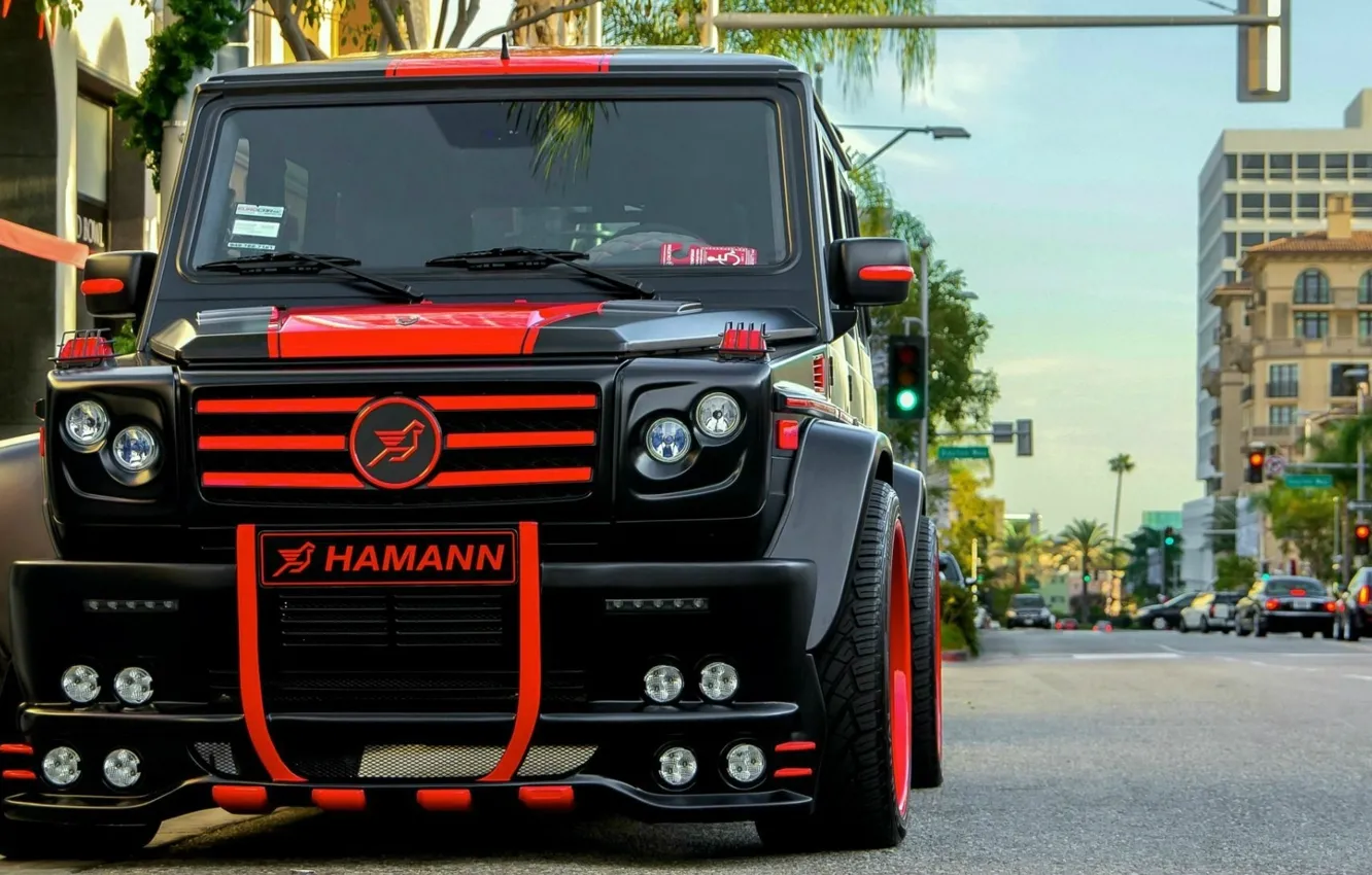 Photo wallpaper hamann, mercedes benz, tuning, suv, g-class