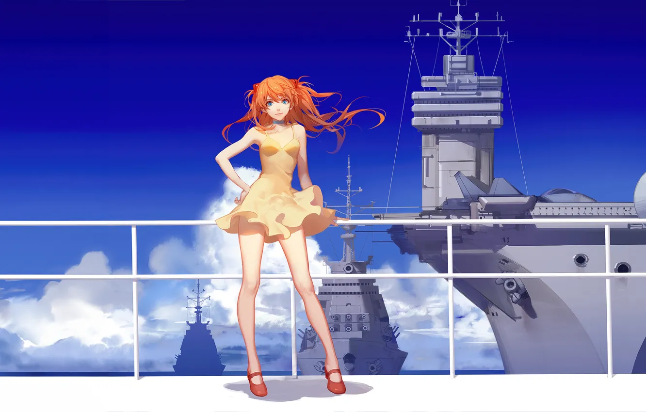 Photo wallpaper evangelion, asuka, langley, neon genesis, soryu