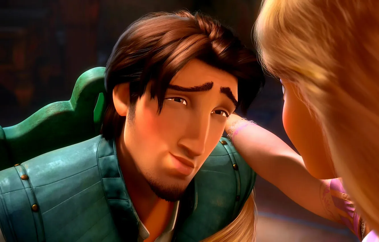 Photo wallpaper pug, Rapunzel: a Tangled tale, Flynn Rider