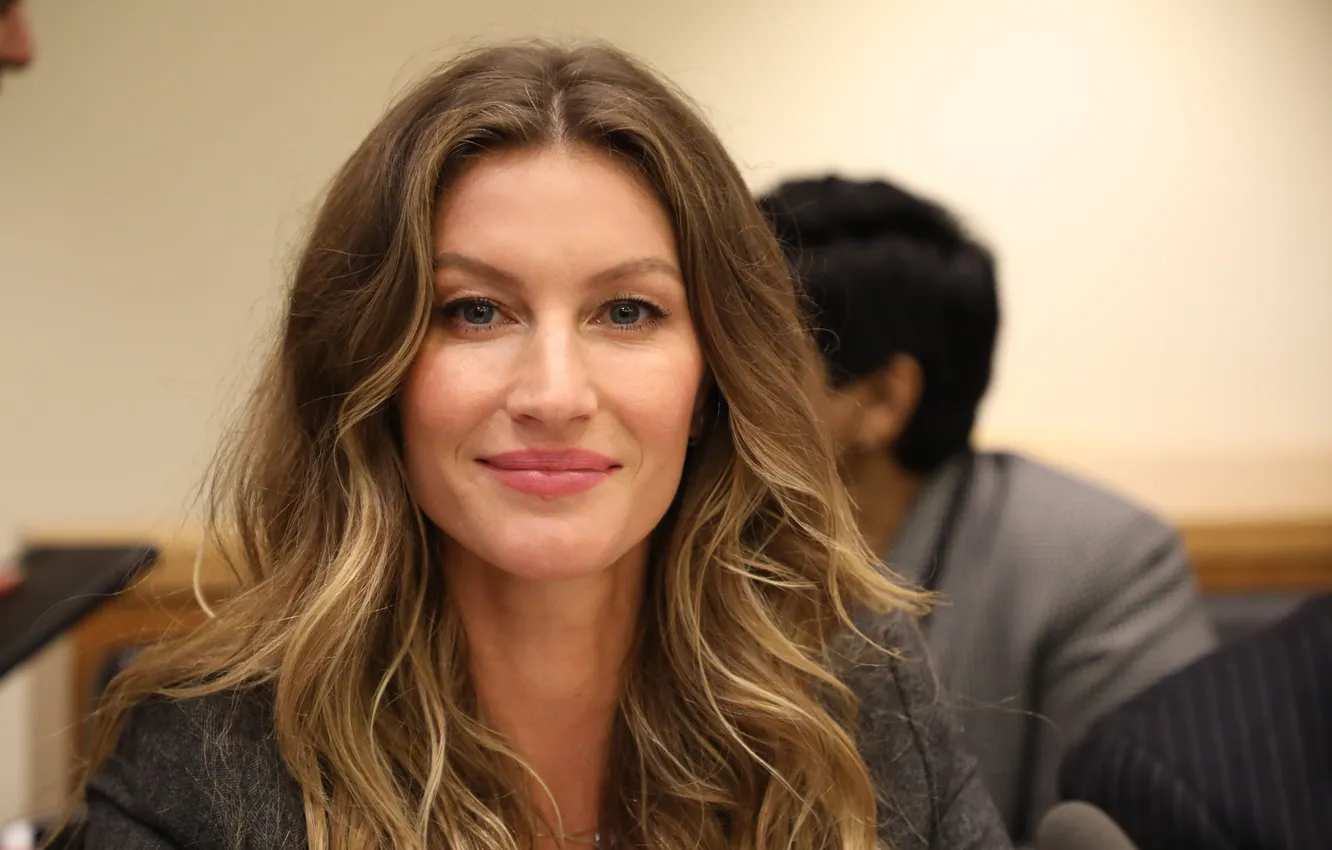 Photo wallpaper Gisele Bundchen, Gisele Bündchen, Portrait photography