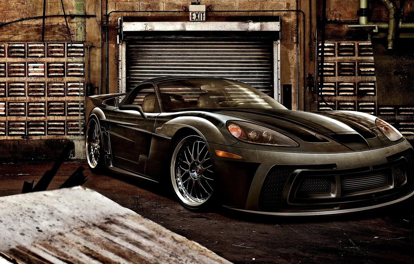 Photo wallpaper machine, Chevrolet, tuning, Corvette_Z06