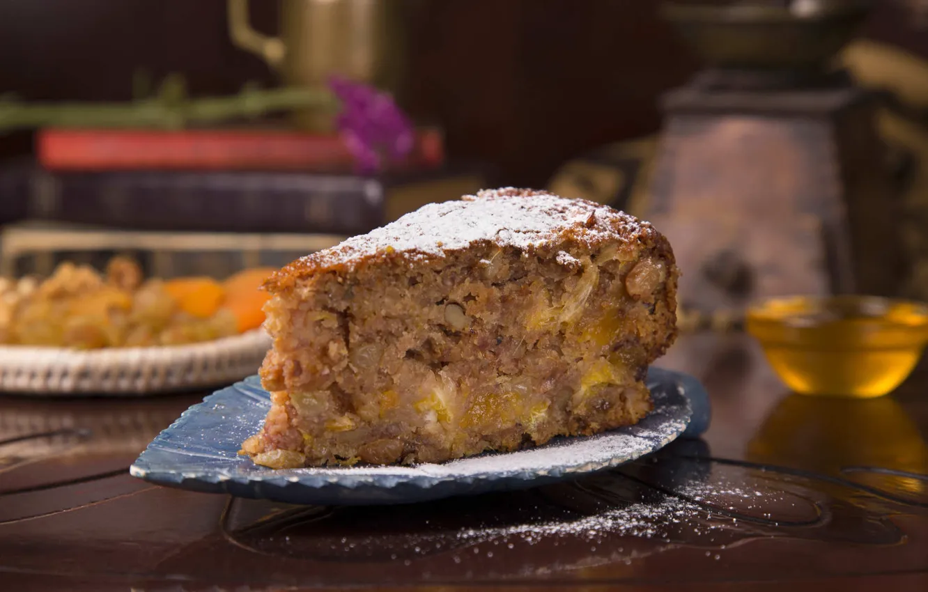 Photo wallpaper honey, pie, Apple