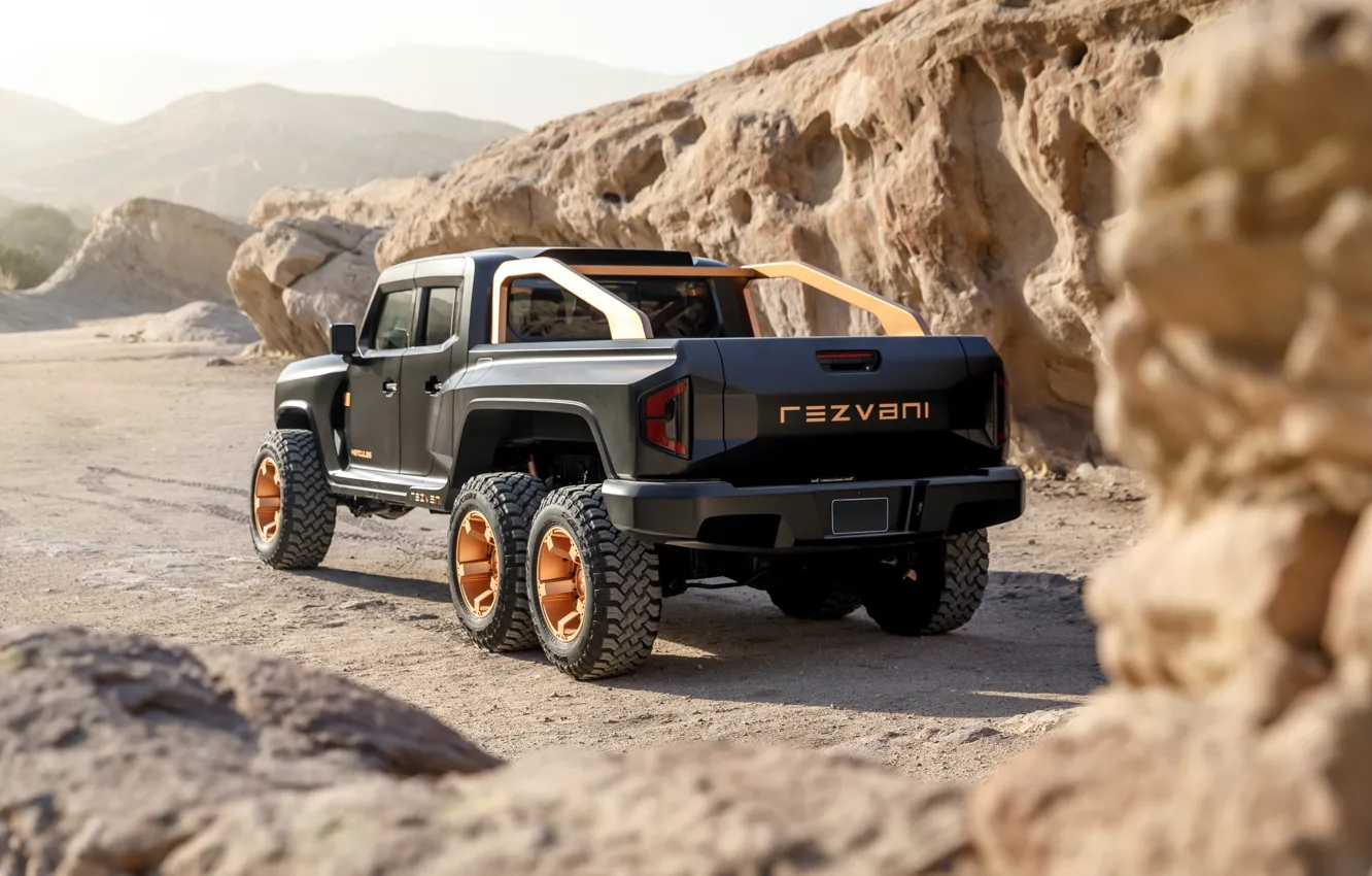 Photo wallpaper back, pickup, Rezvani, 2020, Hercules 6x6