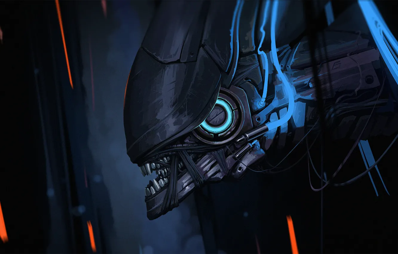 Photo wallpaper art, Stranger, alien, science fiction, art, Concept Art, Roman Avseenko, by Roman Avseenko