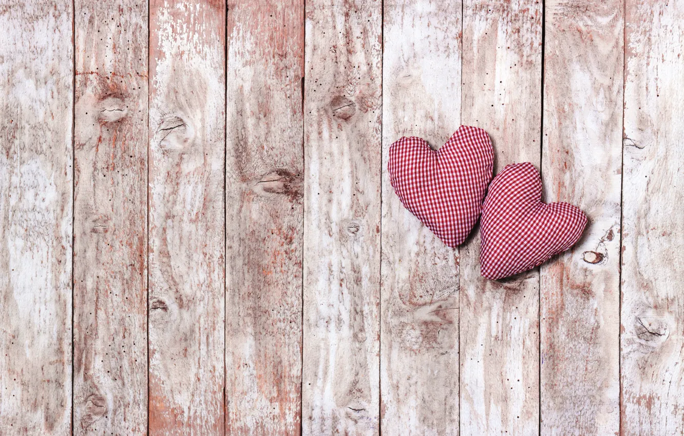 Photo wallpaper love, hearts, love, wood, pink, romantic, hearts