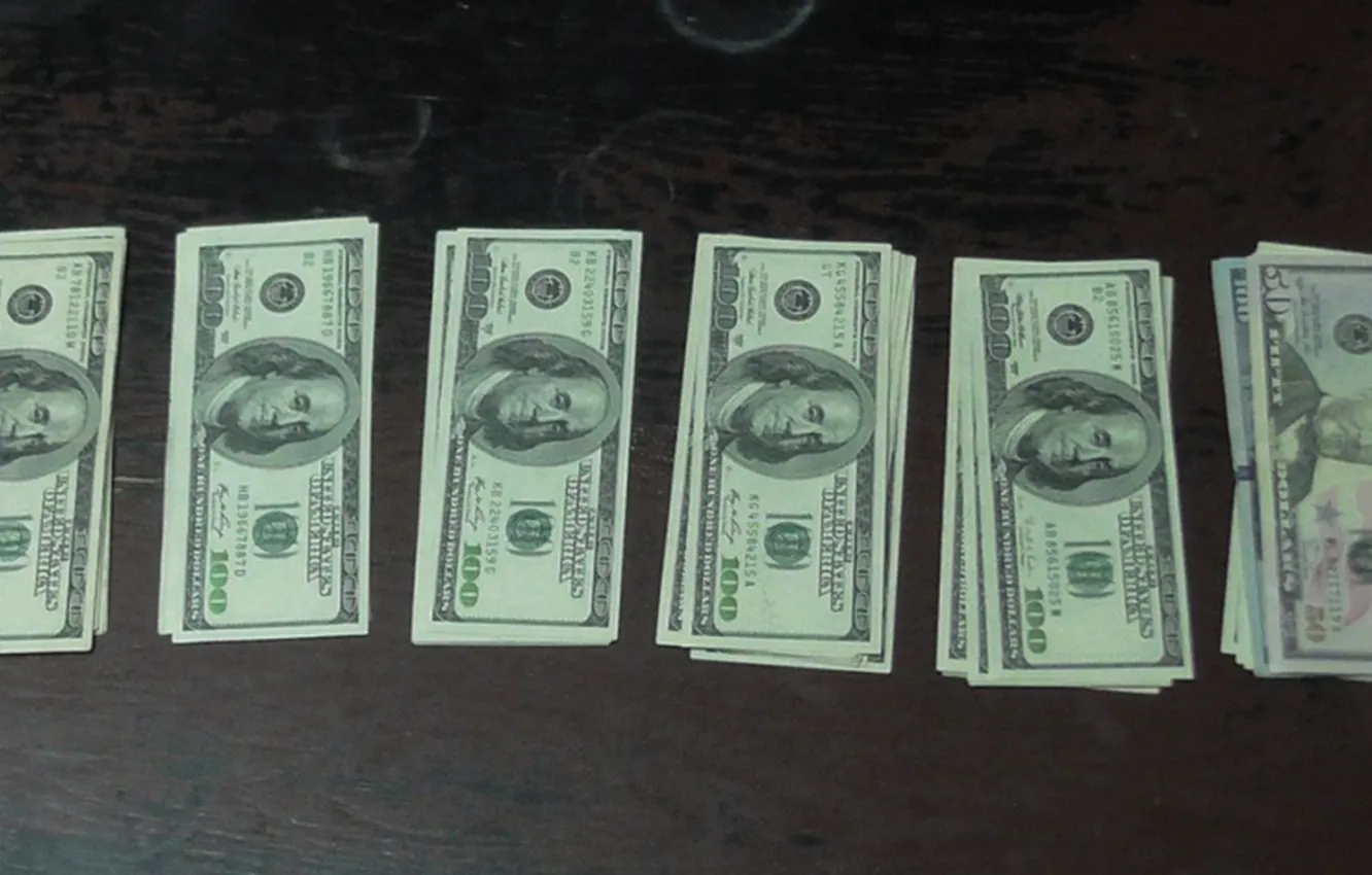 Photo wallpaper money, dollars, currency