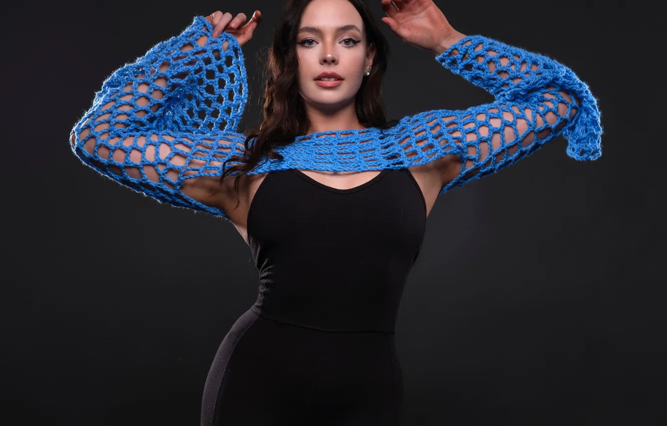 Photo wallpaper look, pose, hands, Abbey