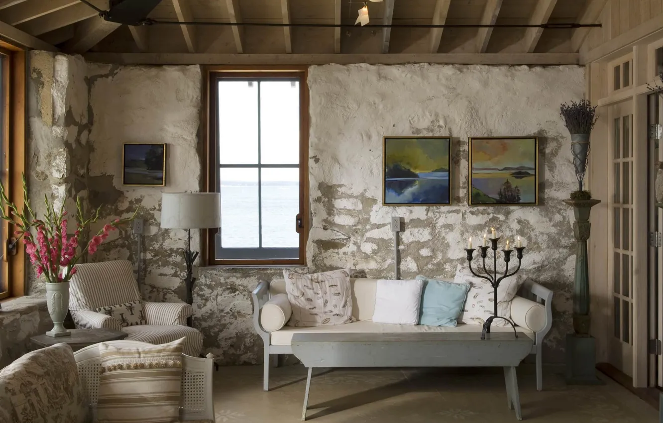 Photo wallpaper design, style, room, interior, picture, living room, upholstered furniture, Traditional living room