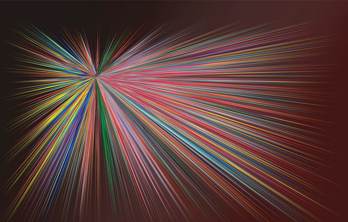 Photo wallpaper rays, light, line, pattern