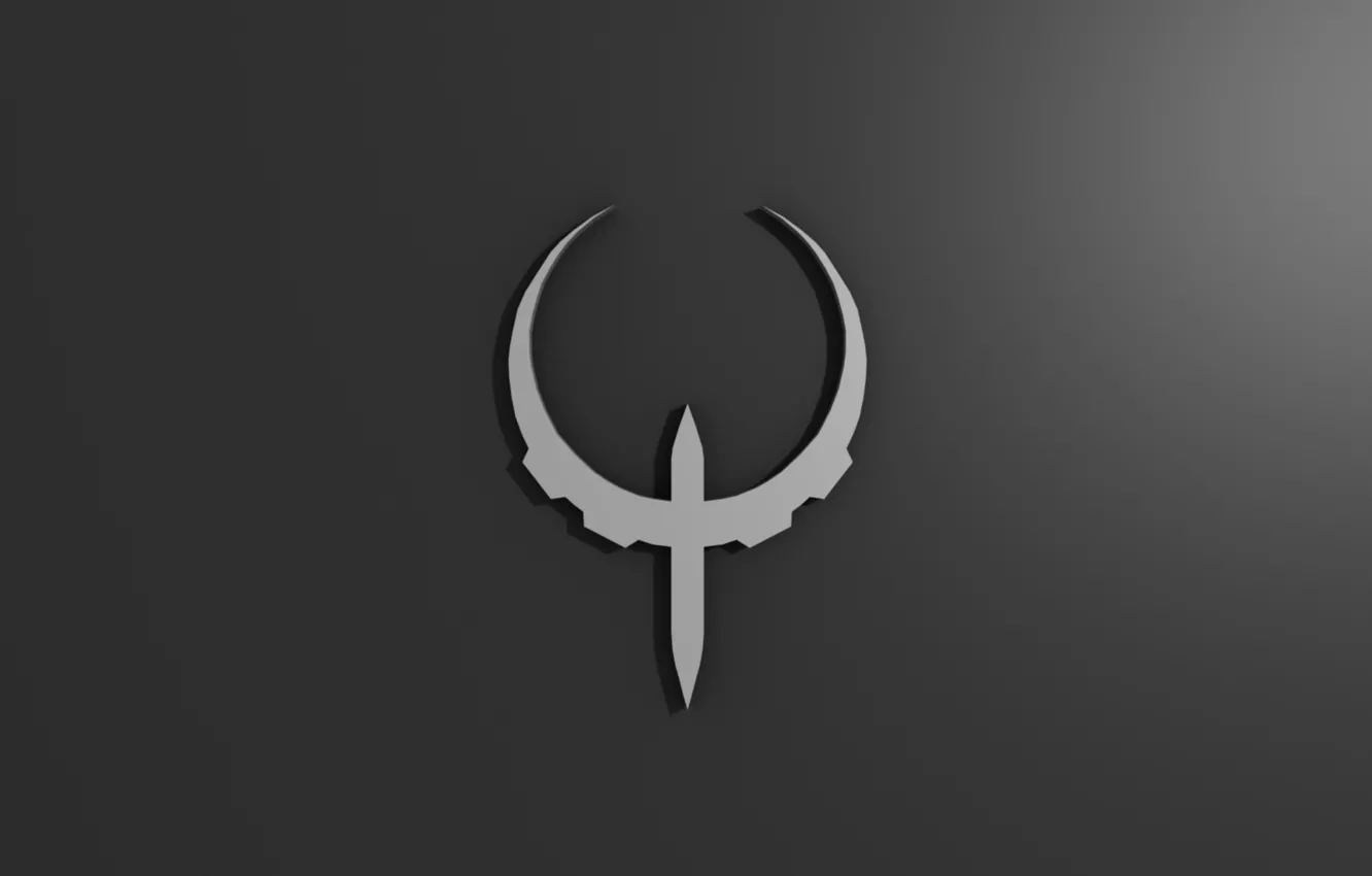 Photo wallpaper logo, game, Quake Champions, Quake