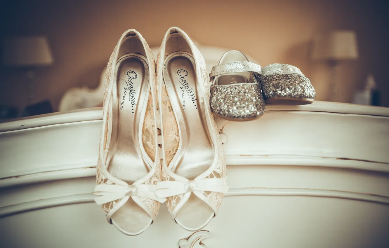 Photo wallpaper shoes, shoes, wedding