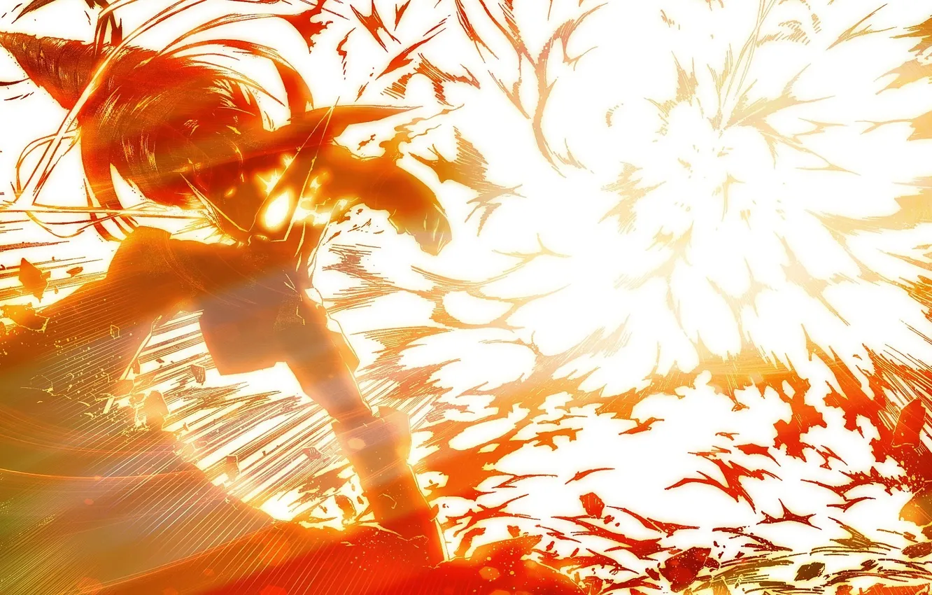 Photo wallpaper the explosion, Distributed By Mattel And Nintendo Violence Gurren-Lagann, giga drill