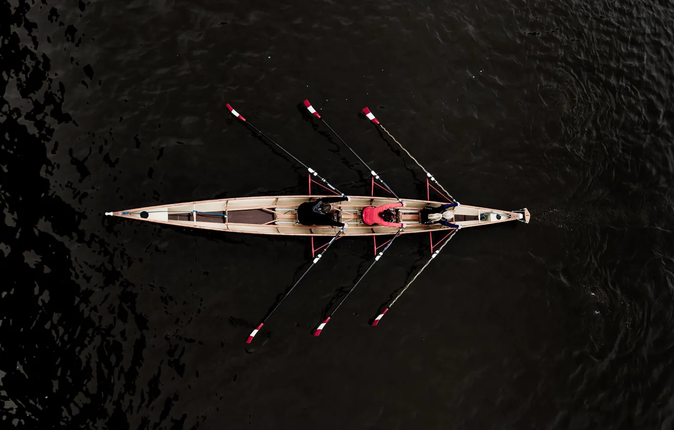 Photo wallpaper people, sport, boat, rowing