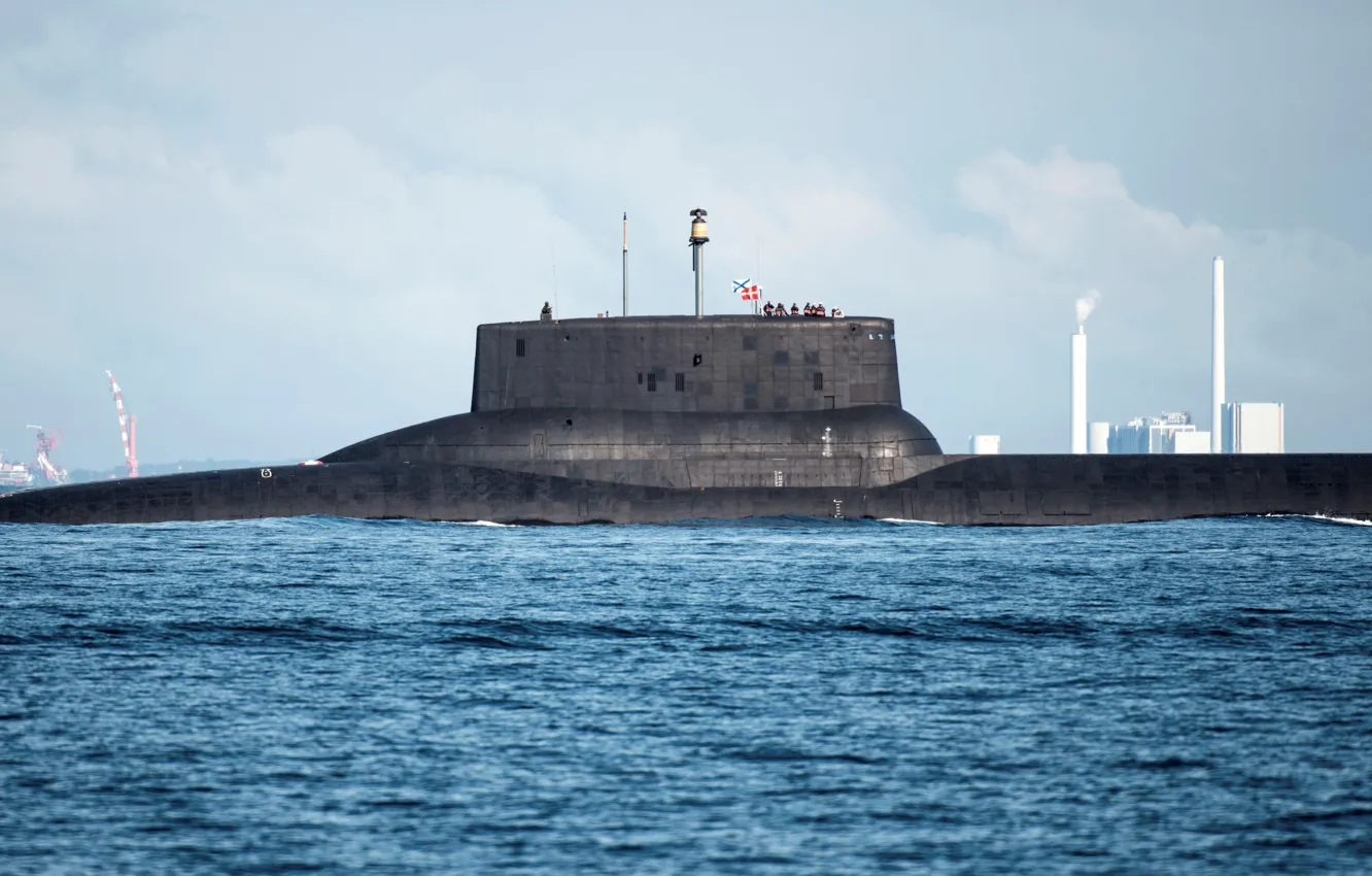 Photo wallpaper Navy, Russia, submarine, Project 941