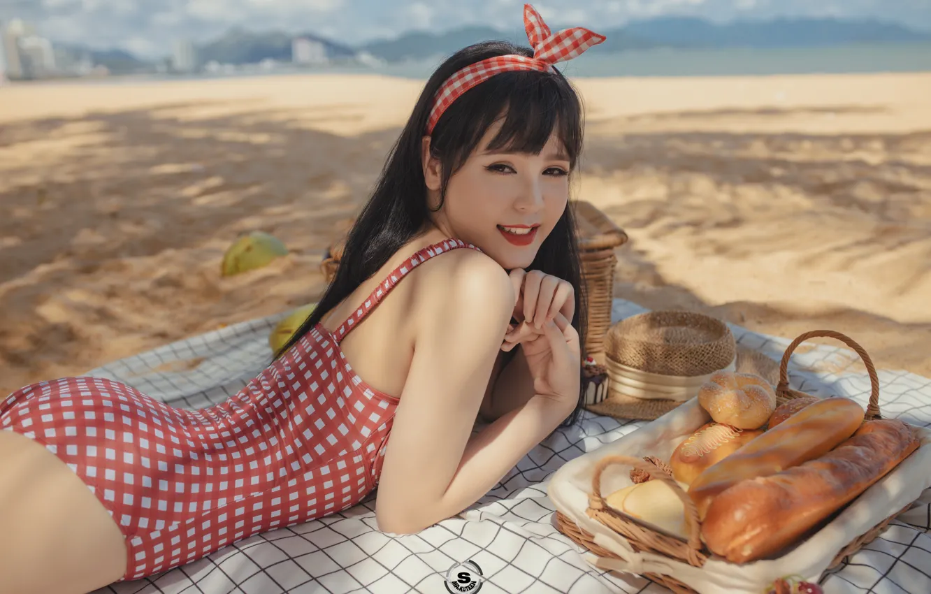 Photo wallpaper China, girl, sexy, girls, woman, model, asian, cute