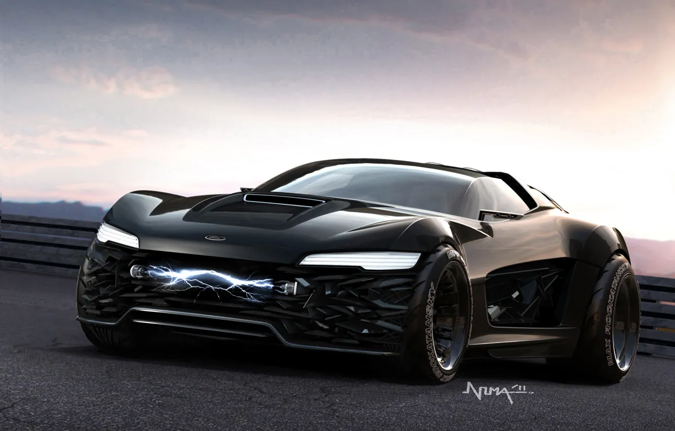 Photo wallpaper Ford, the concept, prototype, Mad, Max