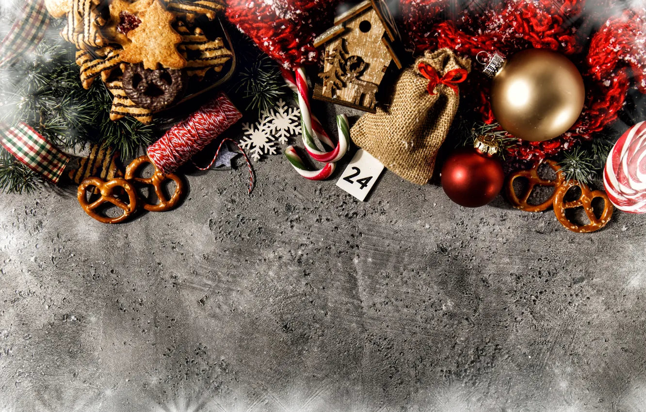 Photo wallpaper decoration, new year, Christmas, Christmas, wood, New Year, Xmas, decoration