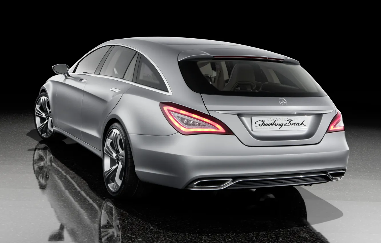 Photo wallpaper Auto, concept, Grey, Mercedes Benz